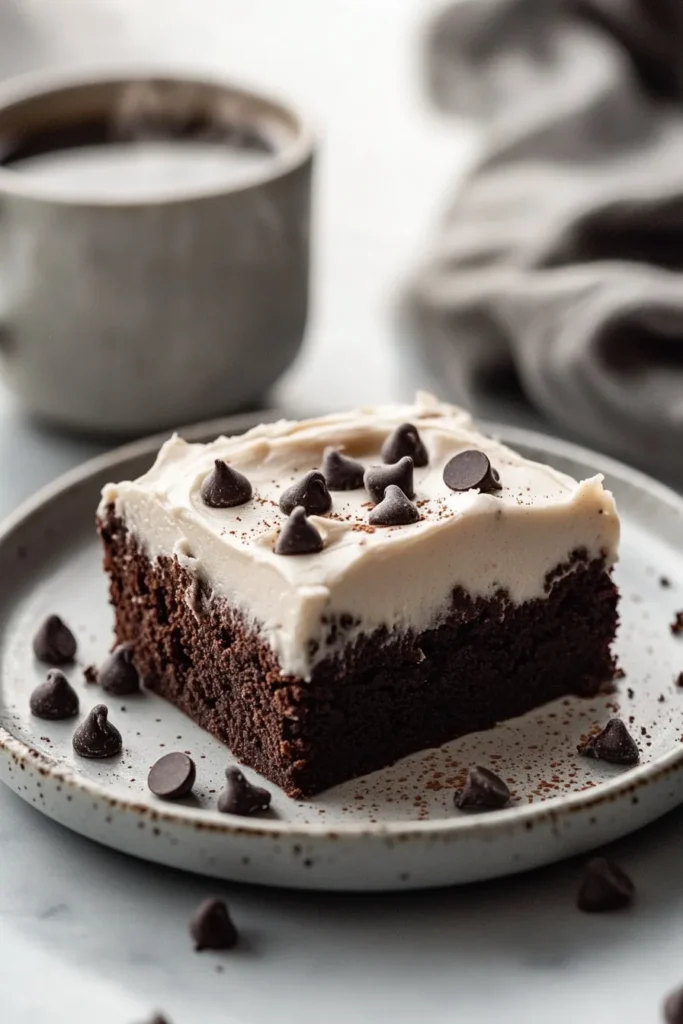 brownies with cream cheese frosting