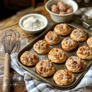 sausage pancake muffins