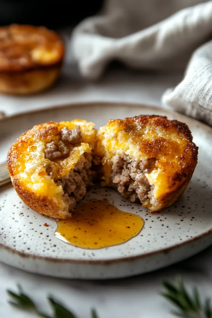 sausage pancake muffins