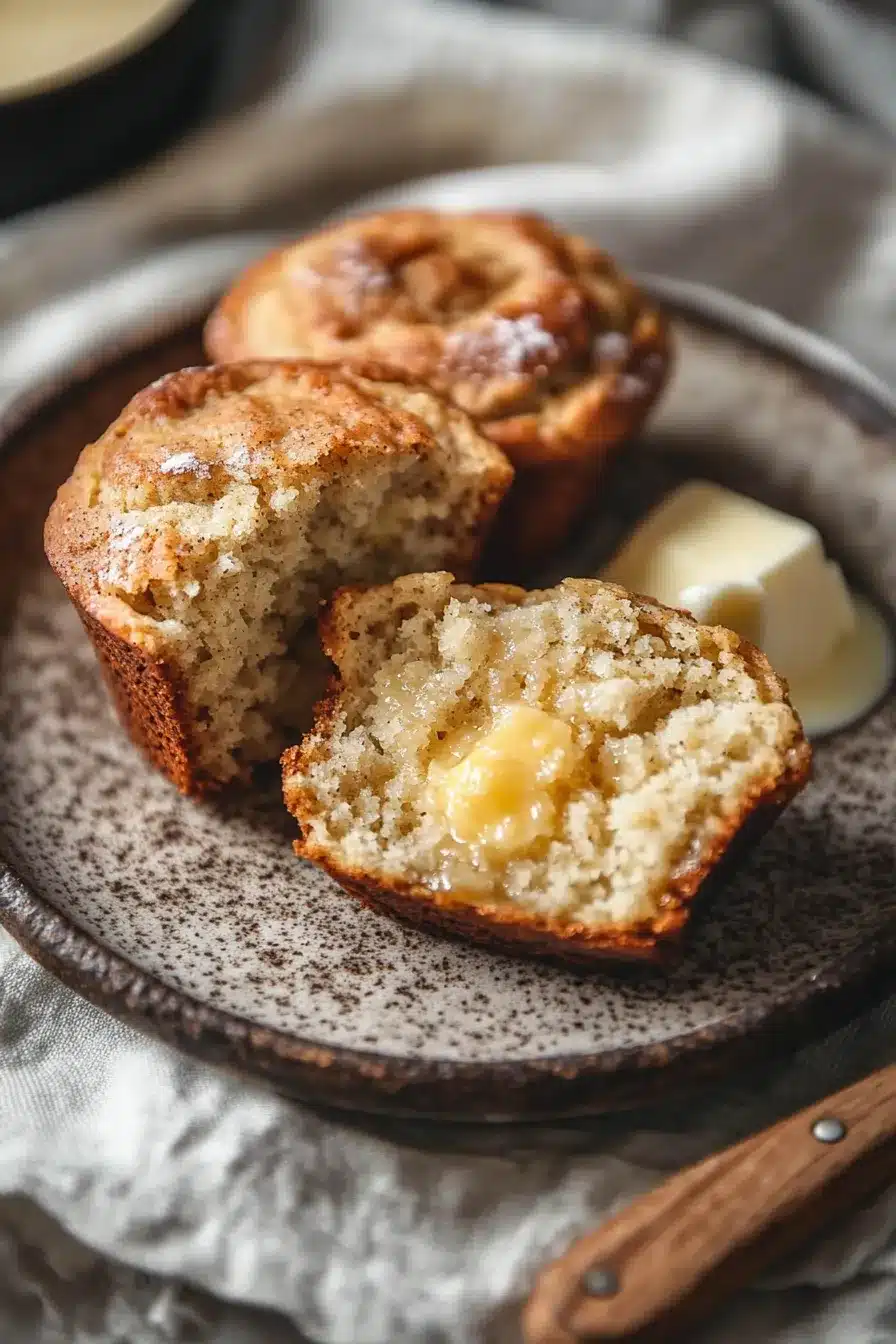 sourdough banana muffins
