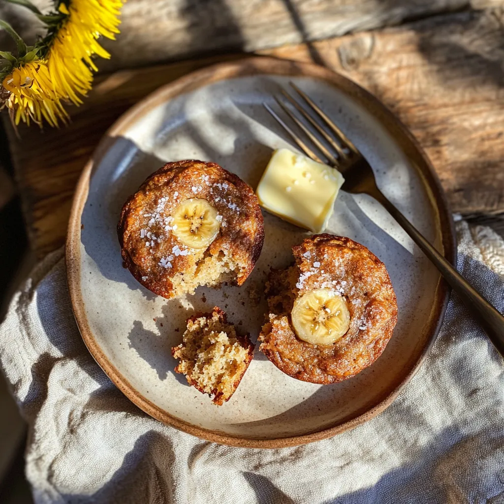 sourdough banana muffins