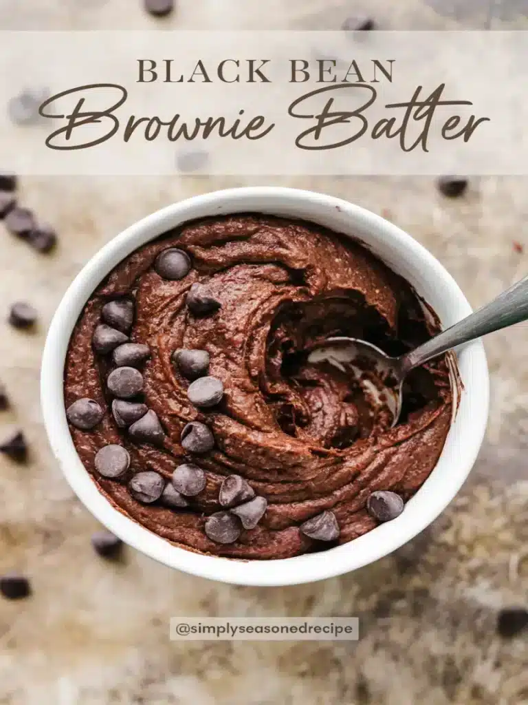 black bean brownie batter