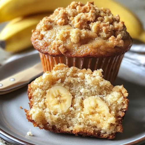 4 ingredient banana muffins