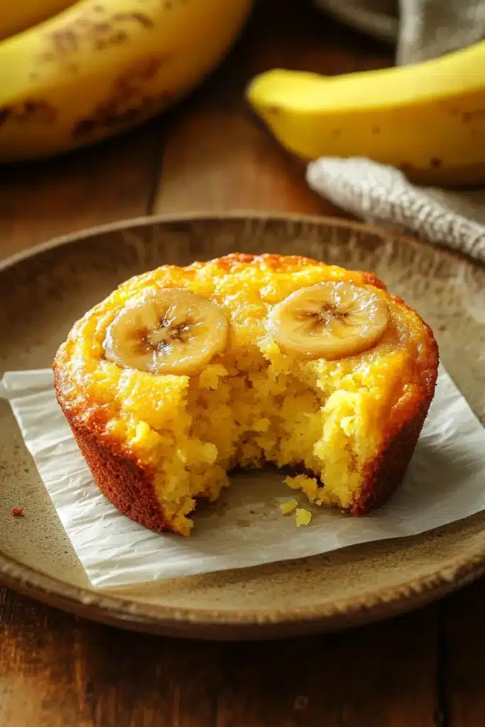 cake mix banana muffins