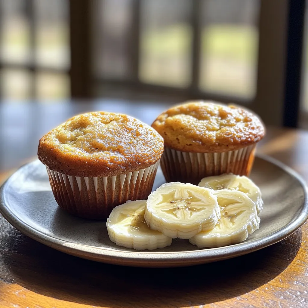 cake mix banana muffins