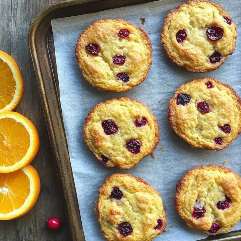 orange cranberry muffins