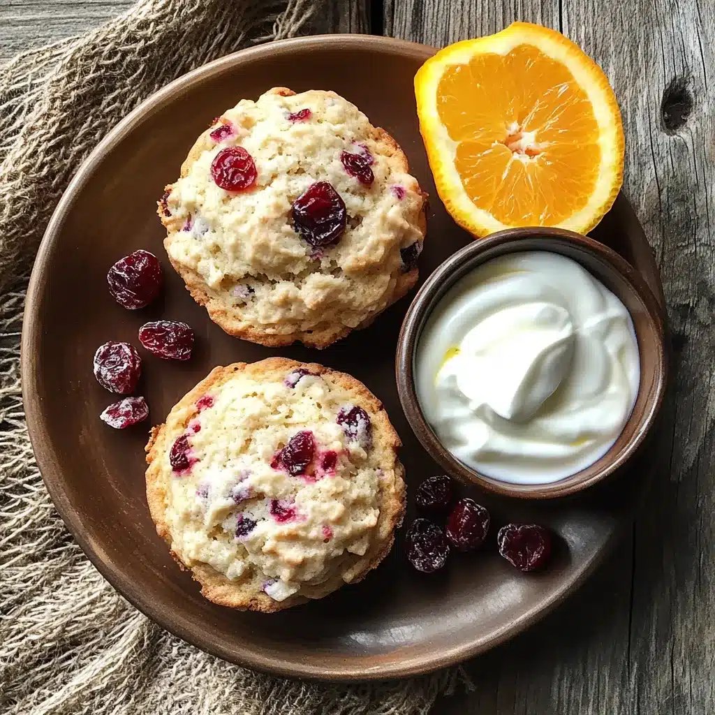 orange cranberry muffins