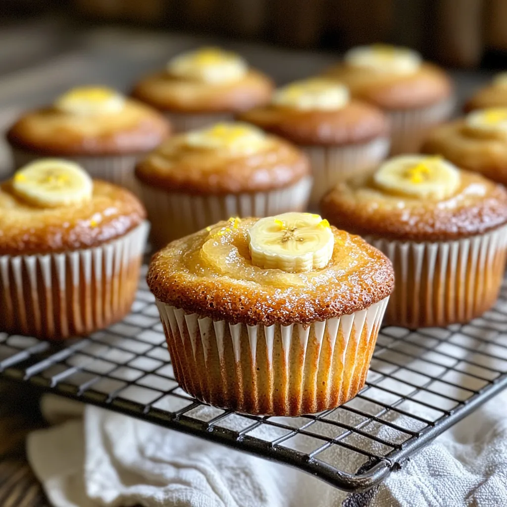 Banana Lemon Muffins