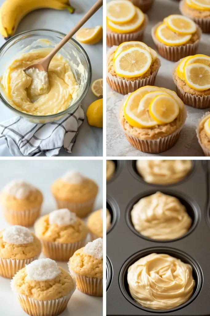 Banana Lemon Muffins