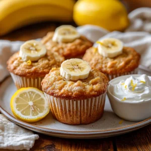 Banana Lemon Muffins