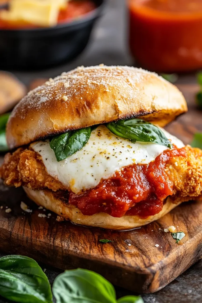 chicken parm sandwich