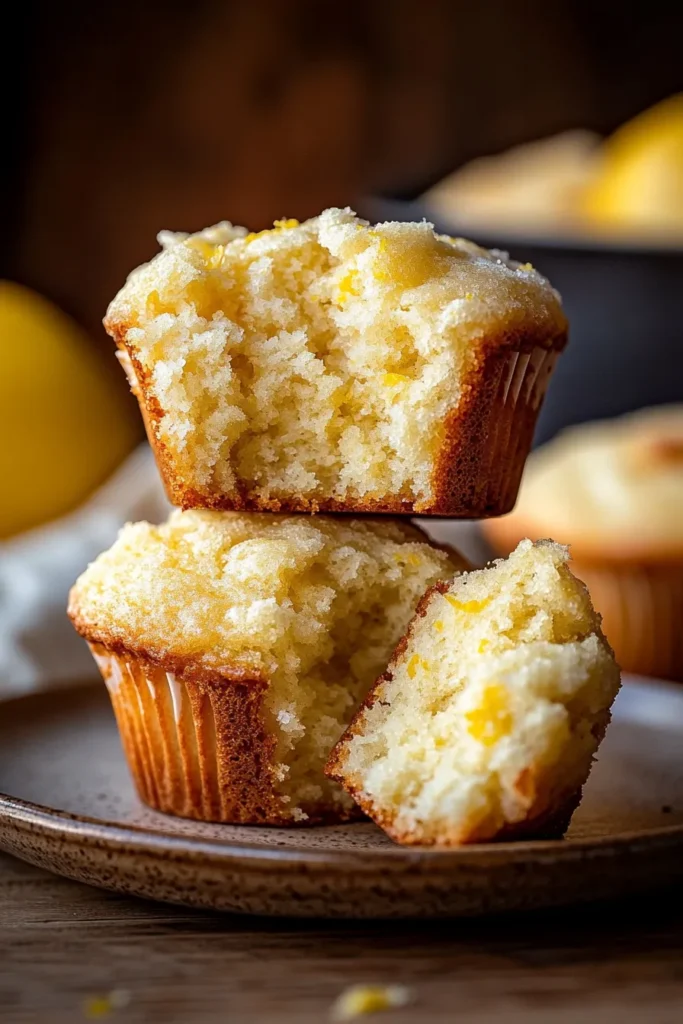 easy lemon muffins