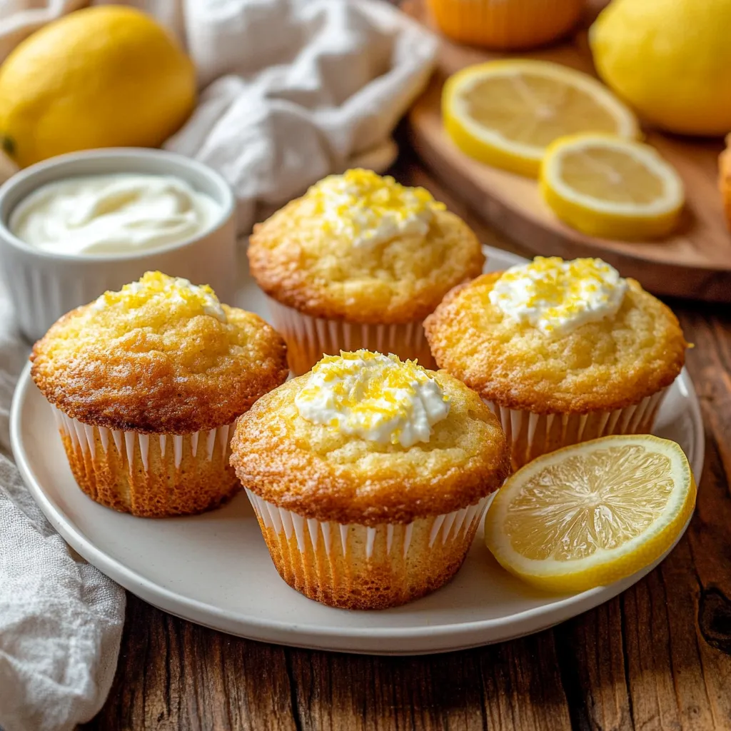 easy lemon muffins
