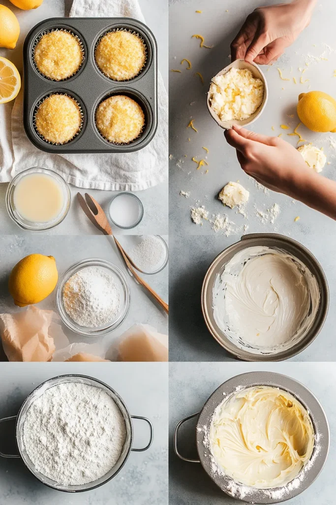 easy lemon muffins
