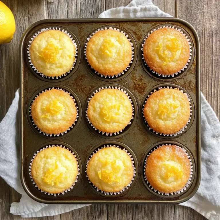 easy lemon muffins