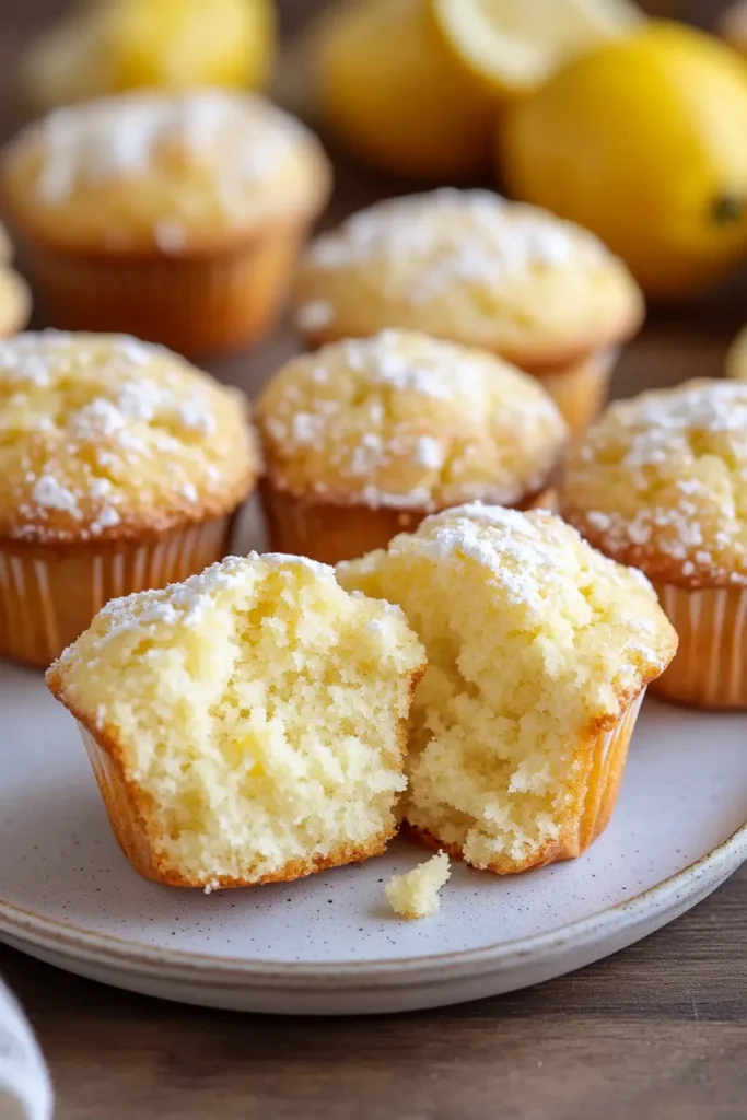 gluten free lemon muffins
