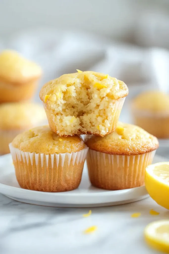 Healthy Lemon Muffins