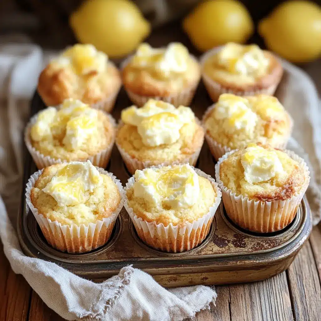 lemon cream cheese muffins