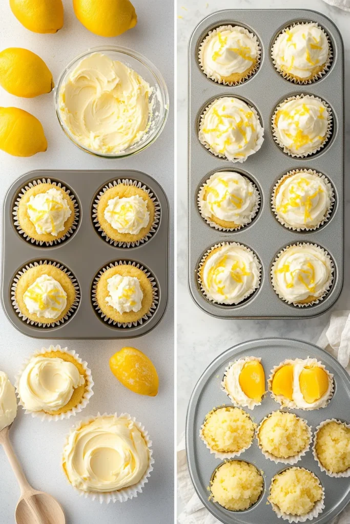 lemon cream cheese muffins