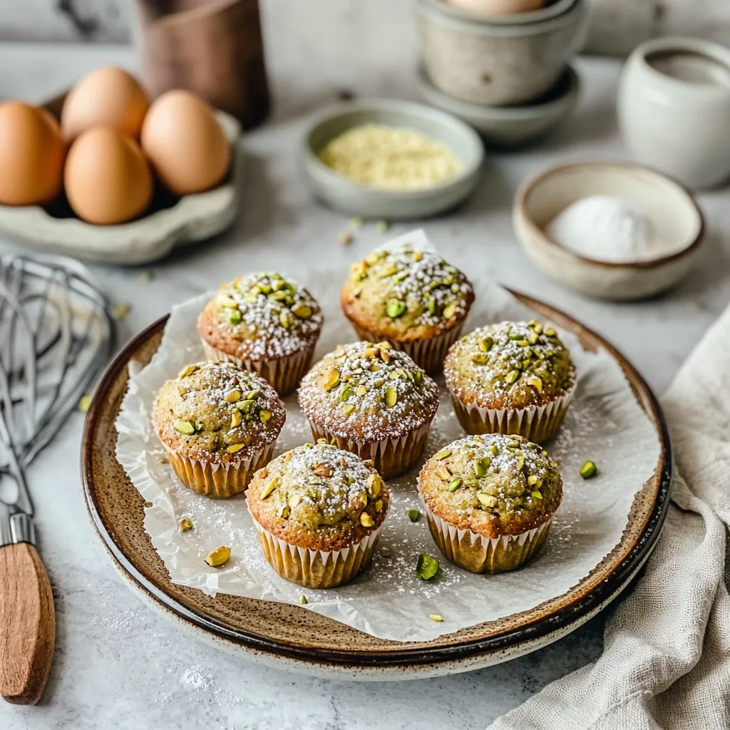 pistachio muffin recipe