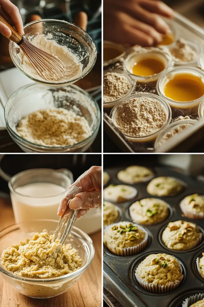 pistachio muffin recipe