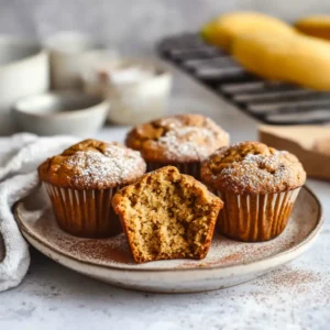 pumpkin banana muffins