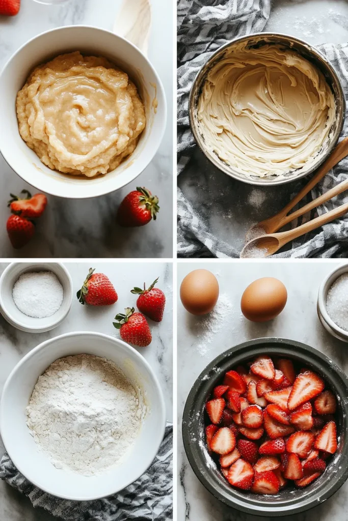 strawberry banana muffins