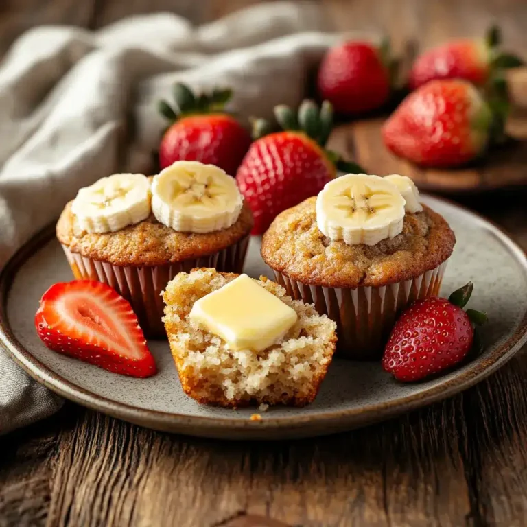 strawberry banana muffins