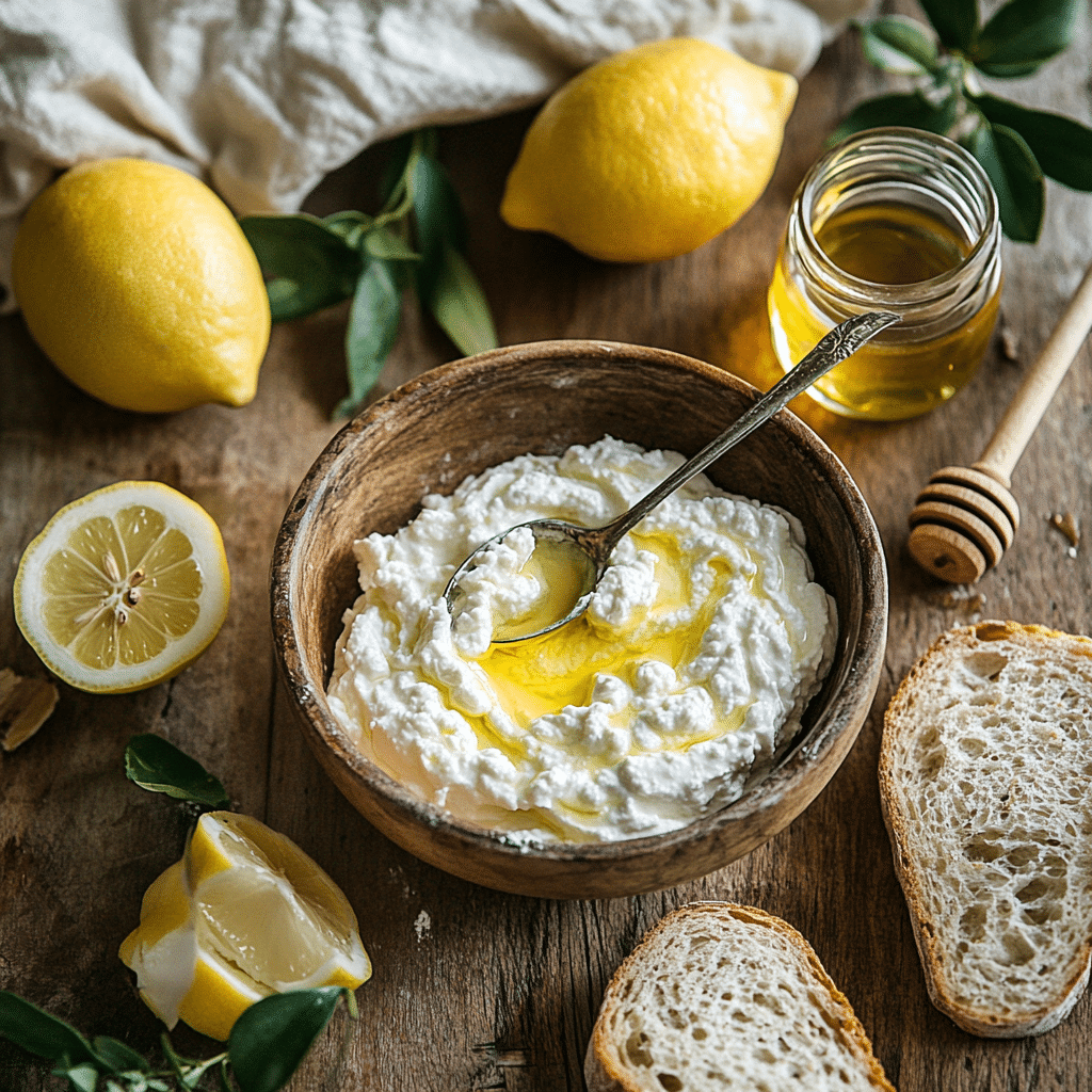 Lemon Ricotta Cheese: Simple, Creamy, and Bursting with Fresh Flavor